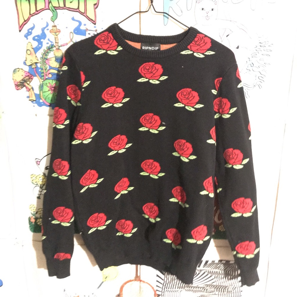 Ripndip Roses sweater